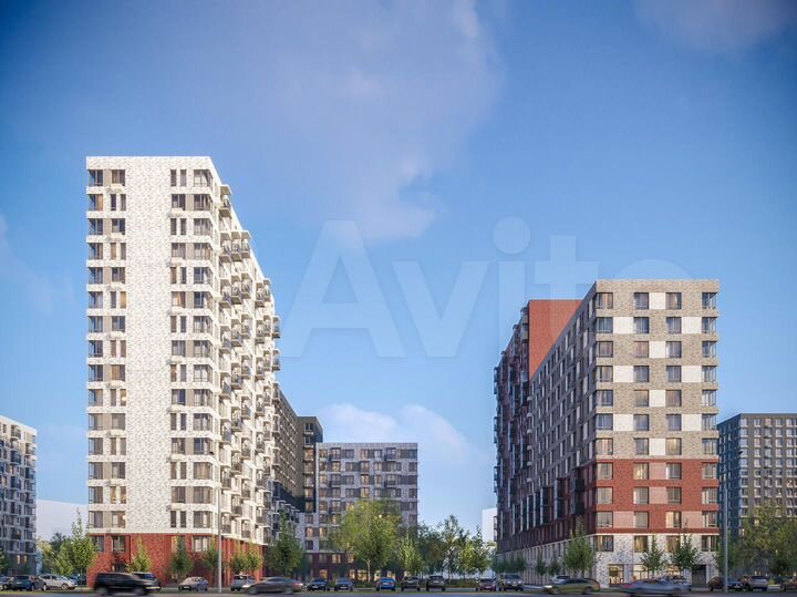 3-к. квартира, 88,2 м², 12/16 эт.