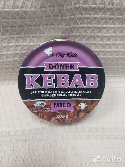 Чипсы В нежном соусе chef kalle döner kebab 205Г