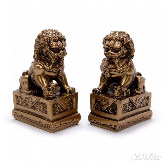 Собака Фу Набор Статуэток из полистоуна RU*016