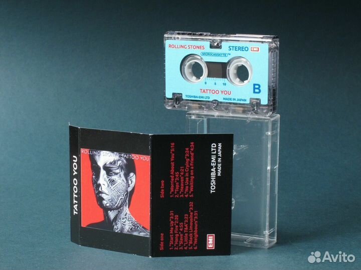 Микрокассета со стерео записью The Rolling Stones