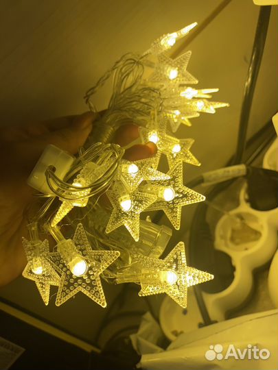 Гирлянда звёздочки 4 метра