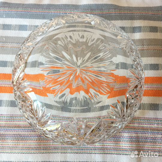 Ваза хрусталь антиквариат СССР