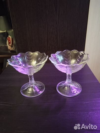 Конфетница - креманка. СССР. Стекло. Неман