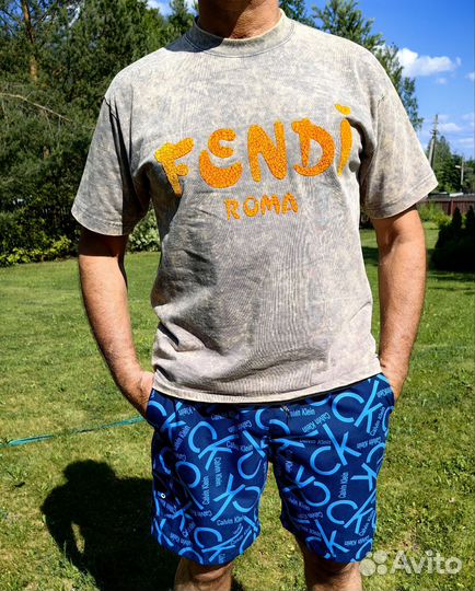 Fendi купальные плавки костюм шорты р48-50-52-54