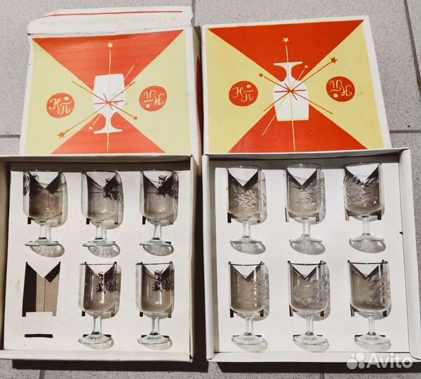 Рюмки фужеры СССР