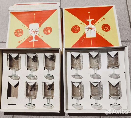 Рюмки фужеры СССР