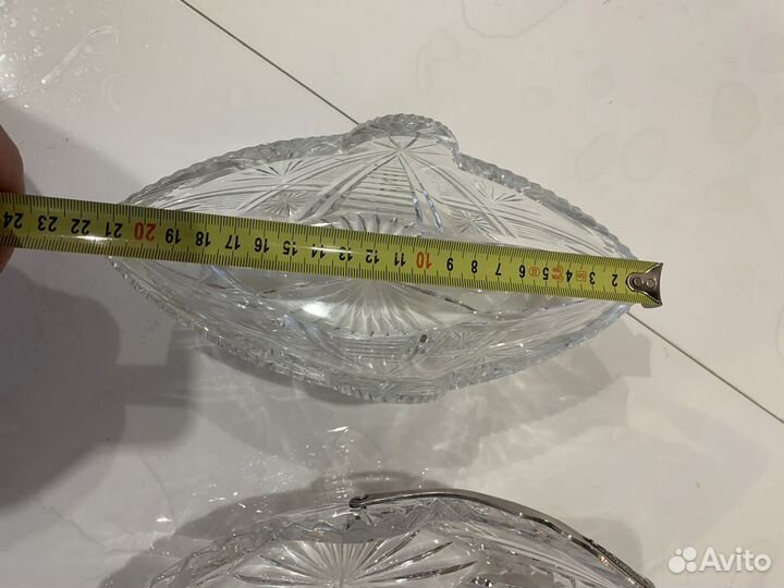 Конфетница СССР хрусталь