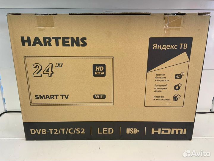 Телевизор Hartens HTY-24HDR06B-S2 24 HD