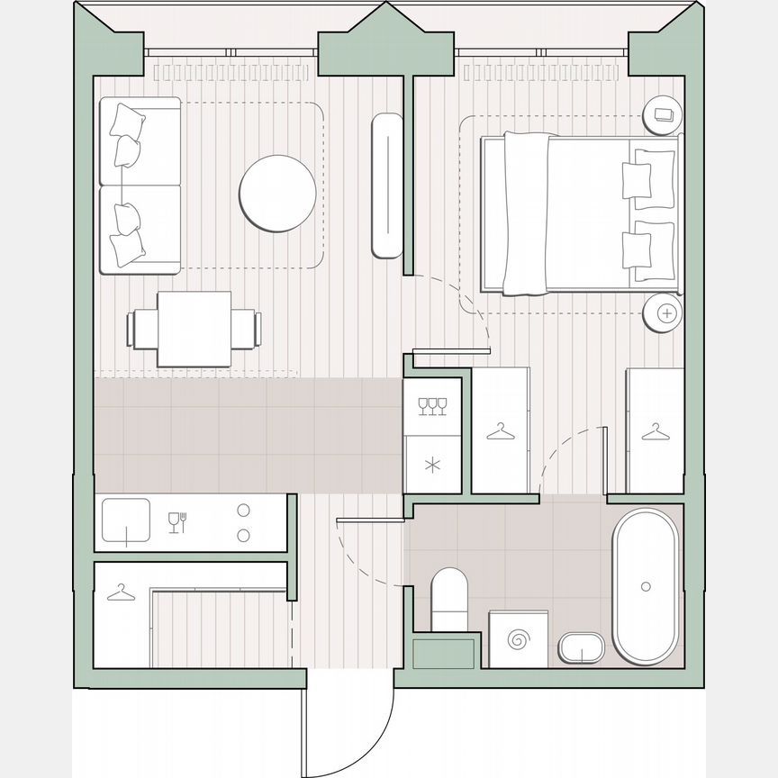 1-к. квартира, 35,8 м², 10/13 эт.