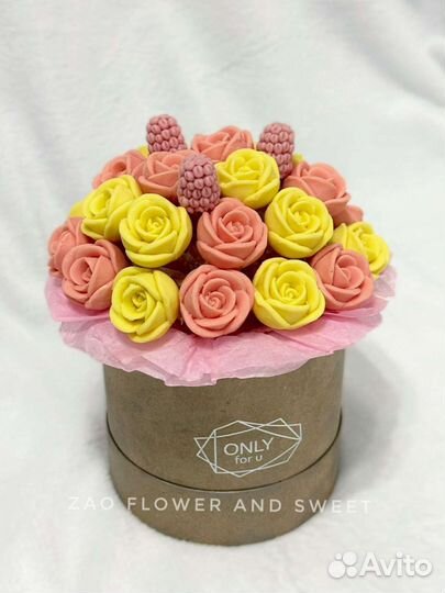 Букеты из шоколадных роз на заказ