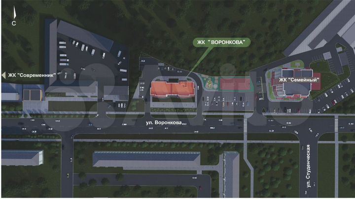 3-к. квартира, 69,3 м², 14/16 эт.