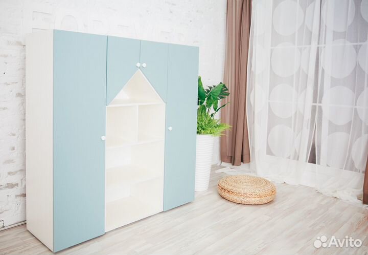 Детский шкаф пенал в разных цветах