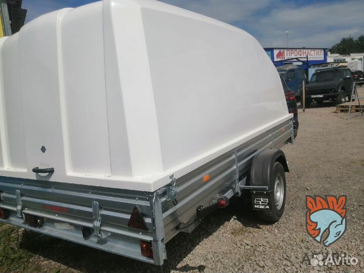 Прицеп 19.022 с крышкой Н1500.Крышка в комплекте