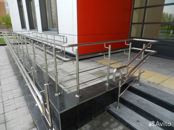 Лестница ограждение нержавейка