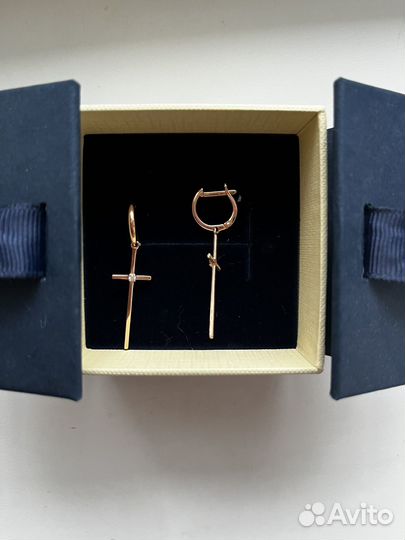 Золотые серьги