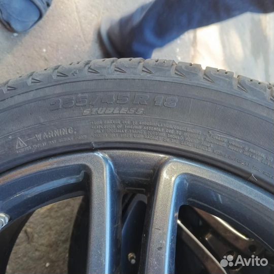 Зимняя резина на дисках r18 мерседес оригинал