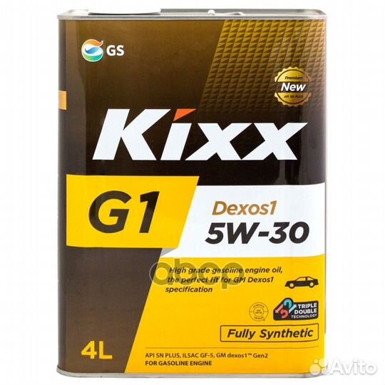 Масло моторное Kixx G1 Dexos1 Gen2 5w-30 API SN