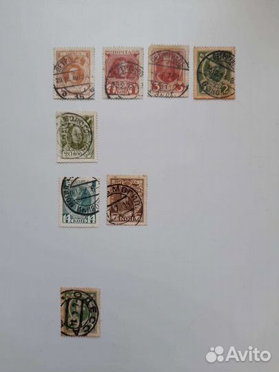 Марки. 300 лет дому Романовых. 1913г