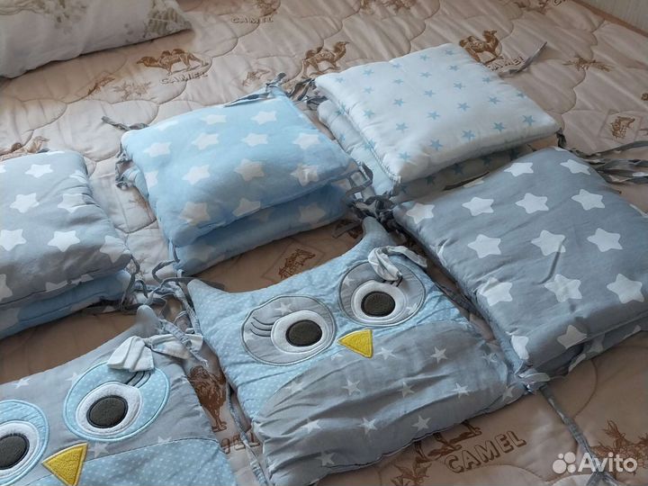 Бортики в кроватку