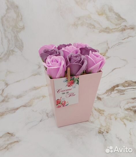 Мыльные розы ко дню 8 марта