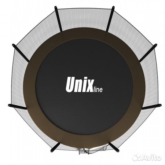 Батут unix line Black&Brown 8 ft (outside)