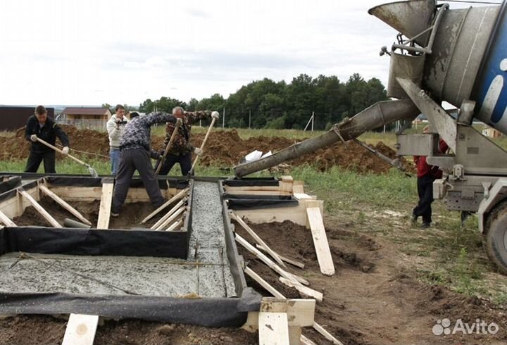 Бетон подача лентой