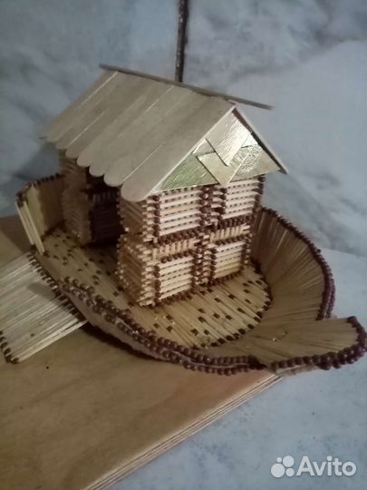 Ноев ковчек из спичек