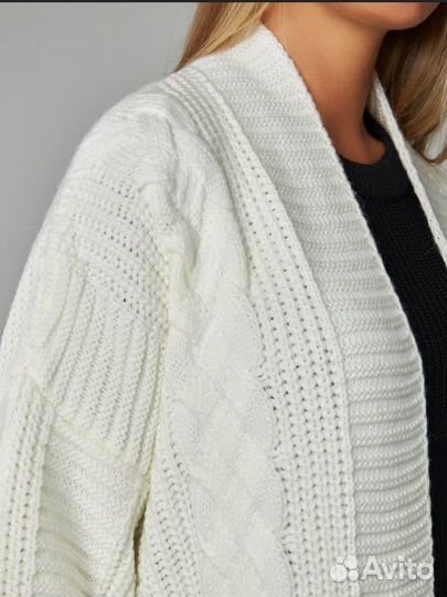 Новый Вязаный кардиган 46-50