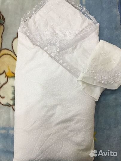 Детский конверт на выписку