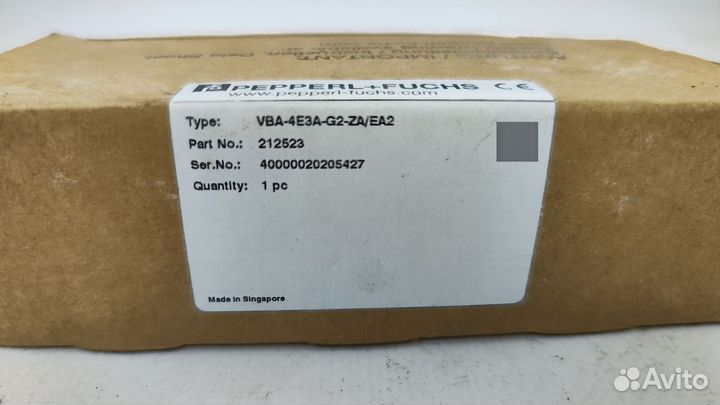 Pepperl+fuchs VBA-4E3A-G2-zaea2