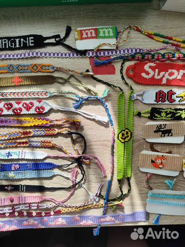 Фенечка браслет украшение ручной работы из мулине