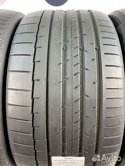 Continental ContiSportContact 6 275/45 R21 и 315/40 R21