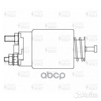 Реле втягивающее стартера для а/м Hyundai Solaris