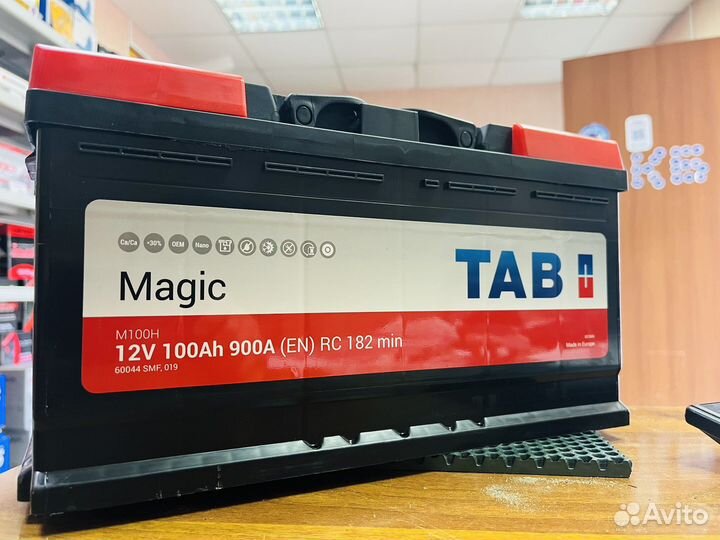 Аккумулятор TAB 100 Ач на Bmw Audi Mercedes