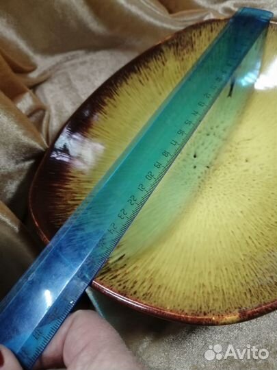 Блюдо сервировочное. Керамика. зик