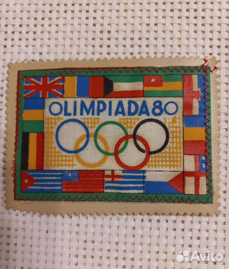Шеврон, нашивка. Олимпиада 80. Оригинал