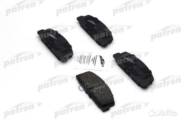 Колодки тормозные дисковые PBP372 patron