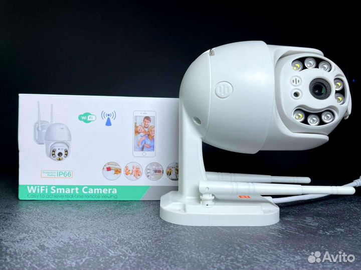 Камера видеонаблюдения wifi уличная 5мп