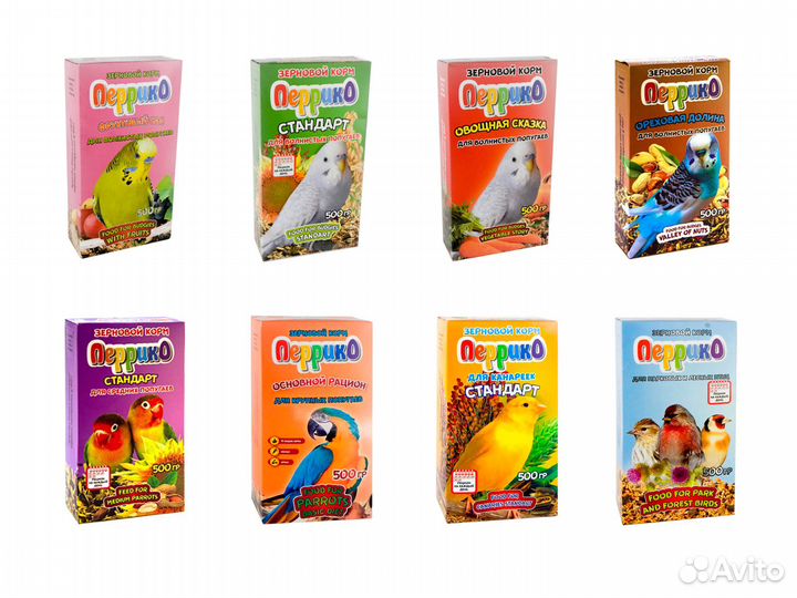 Зерновые корма для птиц