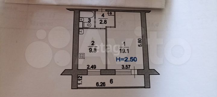 1-к. квартира, 41,4 м², 15/16 эт.