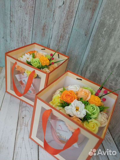 Букеты из мыла