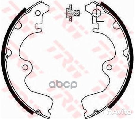 Колодки торм.бар.toyota paseo/starlet 1.0-1.5 8