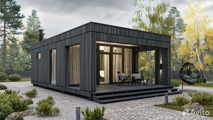 Производство модульных и каркасных домов в цеху