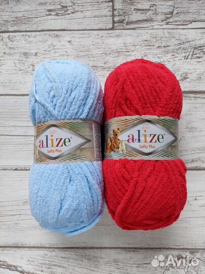Плюшевая пряжа alize softy plus (Ализе Софти Плюс)