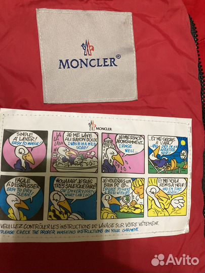 Пуховик moncler новый.Оригинал р 42