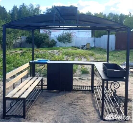 Мангал С крышей