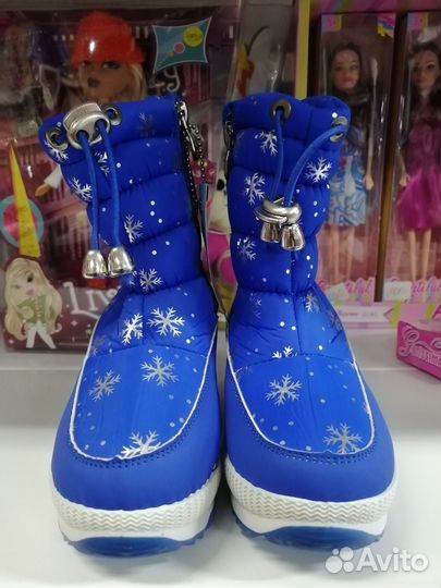 Дутики зимние для девочки р 28, 29