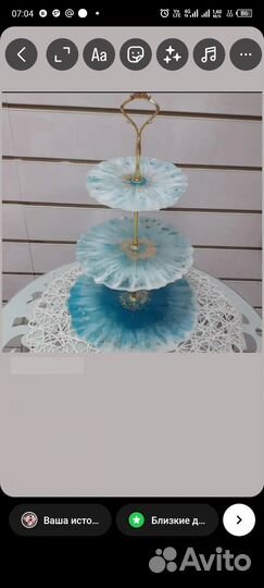 Подставка для фруктов, десертов, закусок