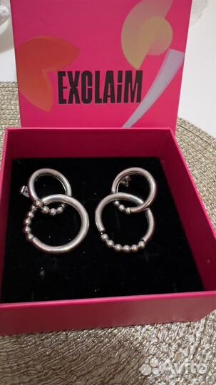 Серьги exclaim