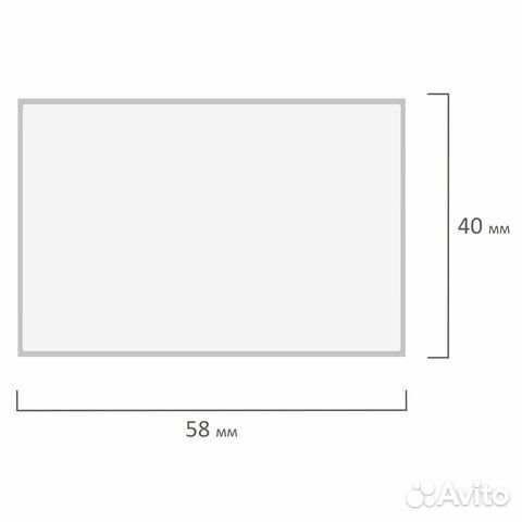 Этикетка термоэко (58х40 мм), 700 этикеток в ролик
